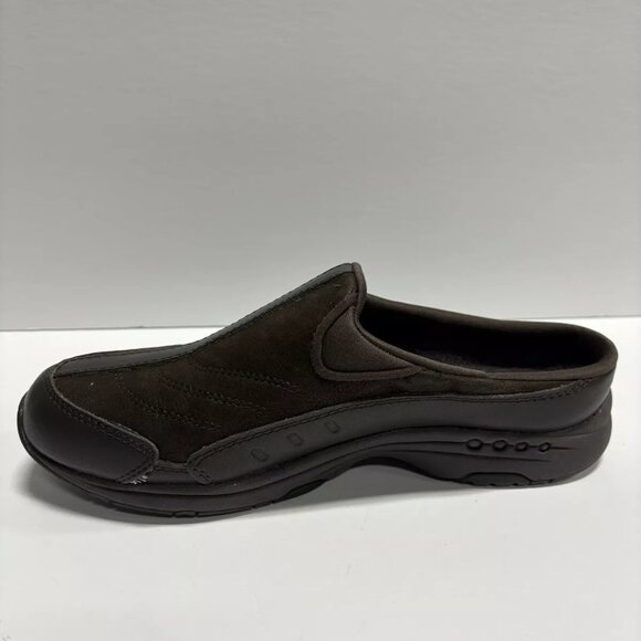 Easy Spirit Women’s TravelTime, Brown Slip-On Clogs, Size 8.5 Wide - Picture 2 of 5